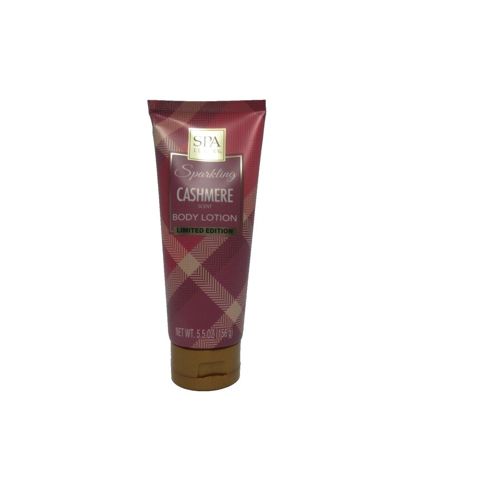 Spa Luxury Sparkling Cashmere Scent Body Lotion 5.5oz Limited Edition-NEW